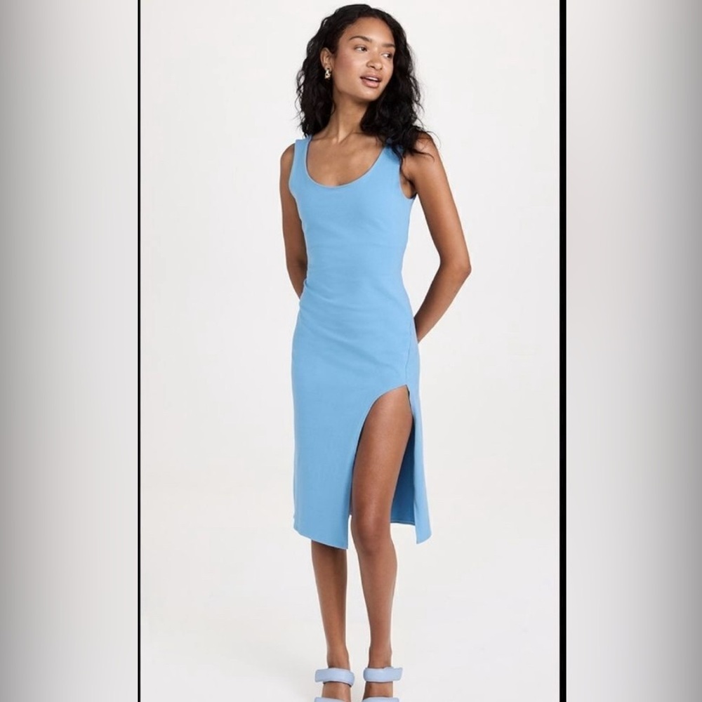 Reformation Lovina Normcore Sky Blue Midi Dress XS